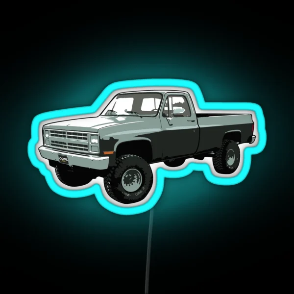 80 S C Truck 4×4 RGB Neon Sign