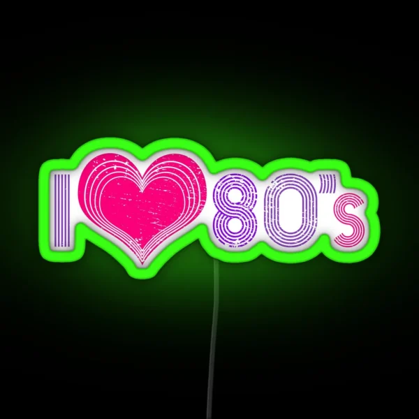80 S Music RGB Neon Sign