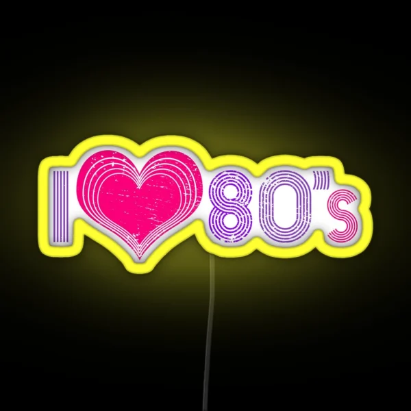 80 S Music RGB Neon Sign