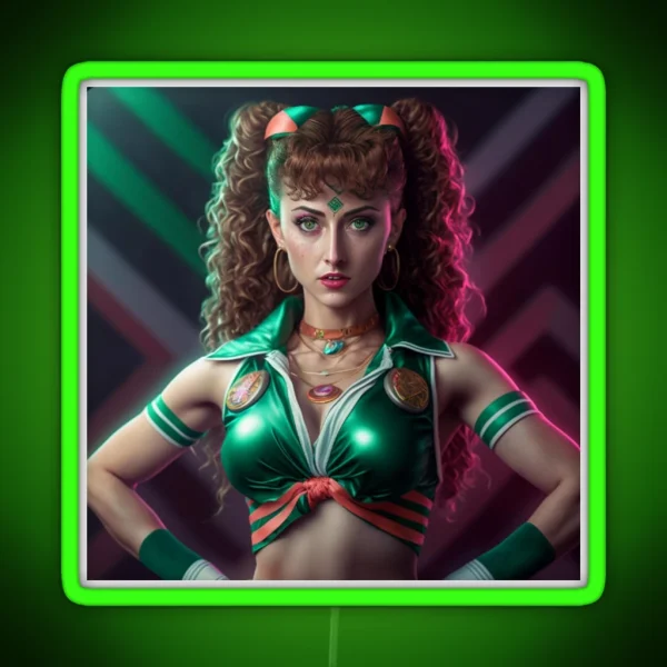 80 S Workout Sailor Jupiter RGB Neon Sign