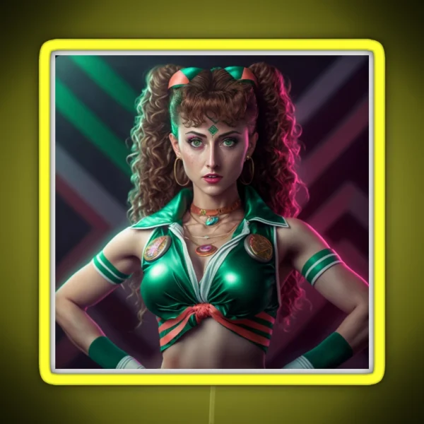 80 S Workout Sailor Jupiter RGB Neon Sign