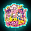 Retro inspired 80s Jem and the Holograms RGB neon sign