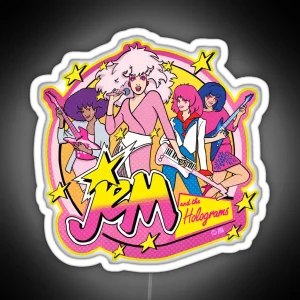 80S Jem And The Holograms HIGH QUALITY RGB Neon Sign