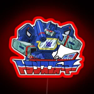 80s Mecha Anime Soundwave RGB Neon Sign