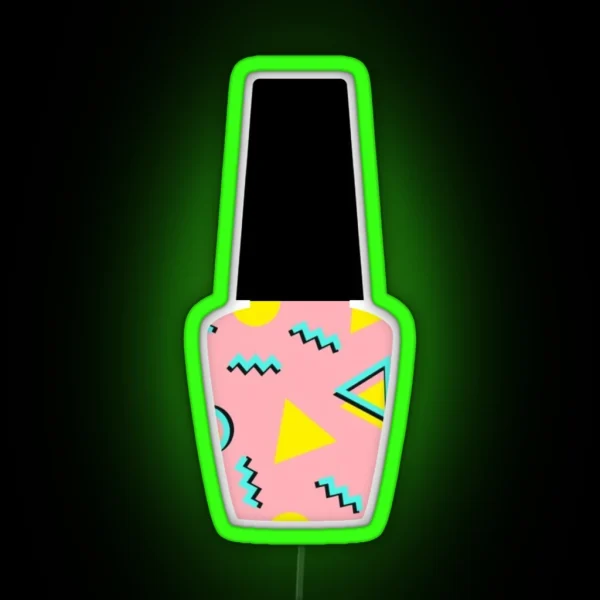 80s Nail Polish 3 RGB Neon Sign