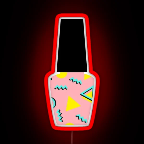 80s Nail Polish 3 RGB Neon Sign