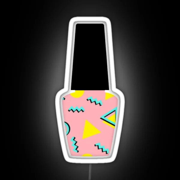 80s Nail Polish 3 RGB Neon Sign