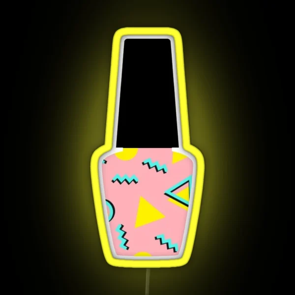 80s Nail Polish 3 RGB Neon Sign