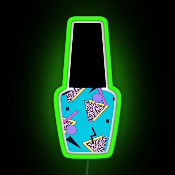 80s Nail Polish RGB Neon Sign