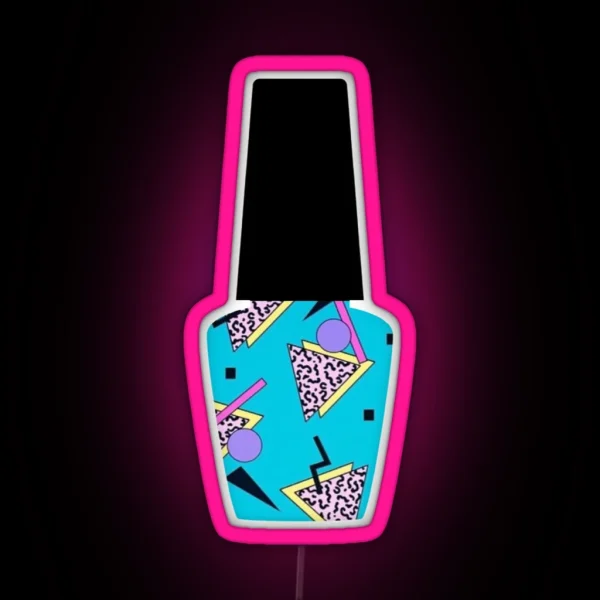 80s Nail Polish RGB Neon Sign