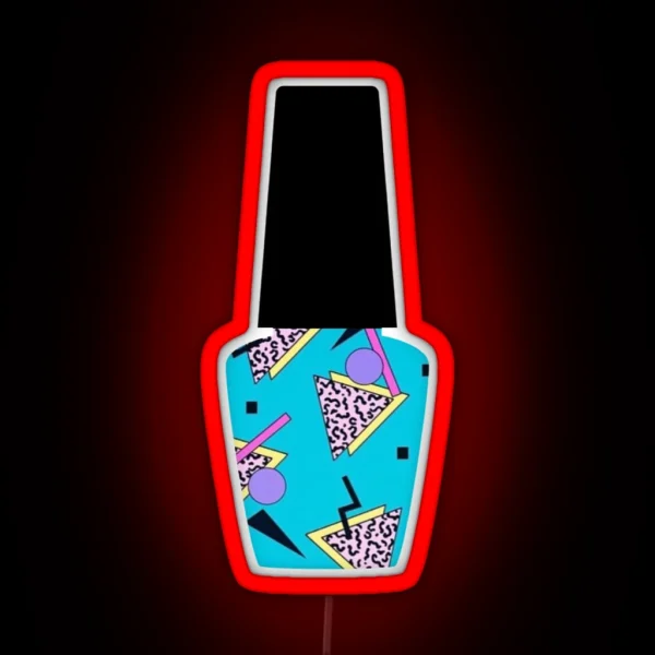 80s Nail Polish RGB Neon Sign