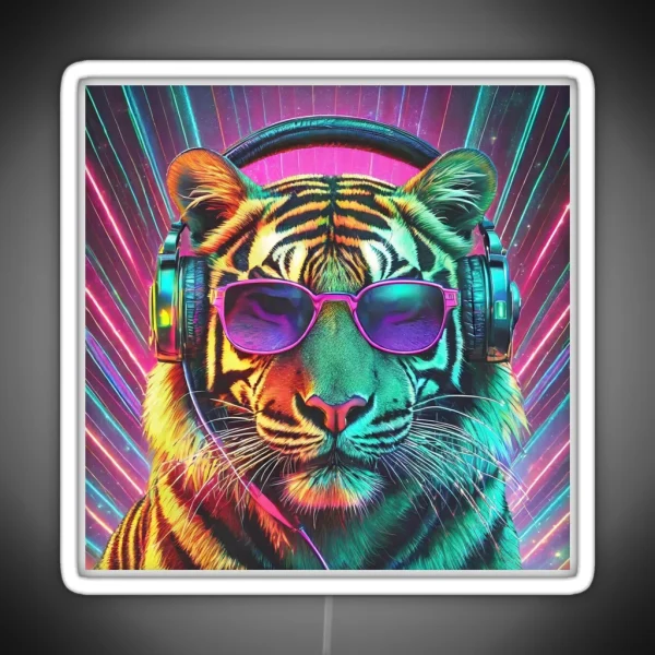 80s Neon Tiger RGB Neon Sign