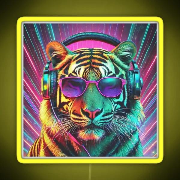 80s Neon Tiger RGB Neon Sign