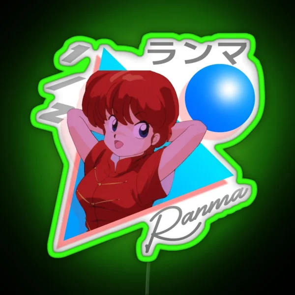 80s Ranma 1 2 Retrowave RGB Neon Sign