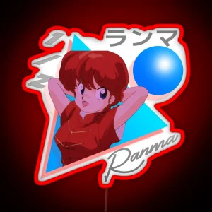 80s Ranma 1 2 Retrowave RGB Neon Sign