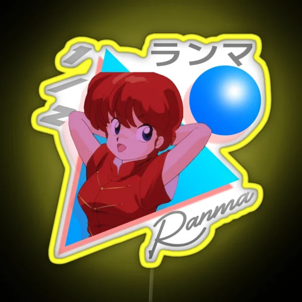 80s Ranma 1 2 Retrowave RGB Neon Sign