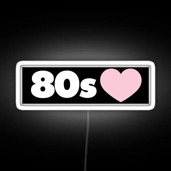 80s RGB Neon Sign