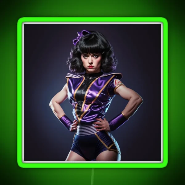 80s Sailor Saturn RGB Neon Sign