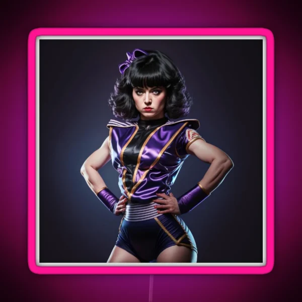 80s Sailor Saturn RGB Neon Sign