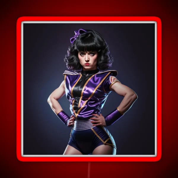 80s Sailor Saturn RGB Neon Sign