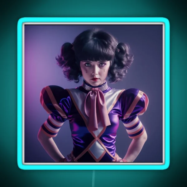 80s Sailor Saturn RGB Neon Sign
