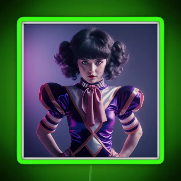 80s Sailor Saturn RGB Neon Sign
