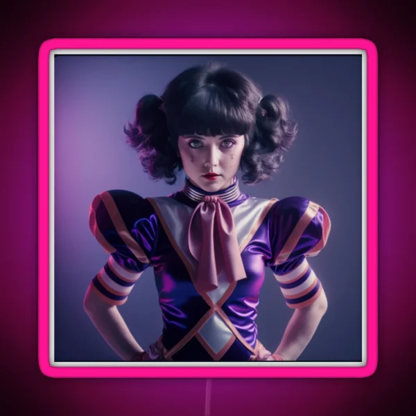 80s Sailor Saturn RGB Neon Sign