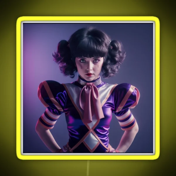 80s Sailor Saturn RGB Neon Sign