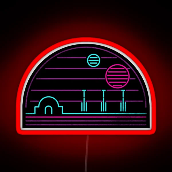 80s Tatooine RGB Neon Sign