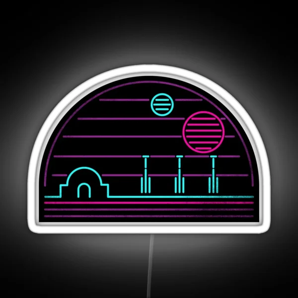 80s Tatooine RGB Neon Sign