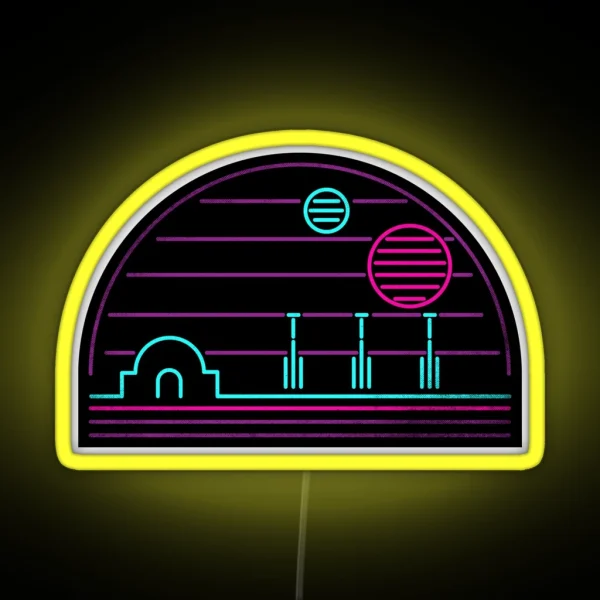 80s Tatooine RGB Neon Sign