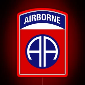 82ND AIRBORNE DIVISION RGB Neon Sign