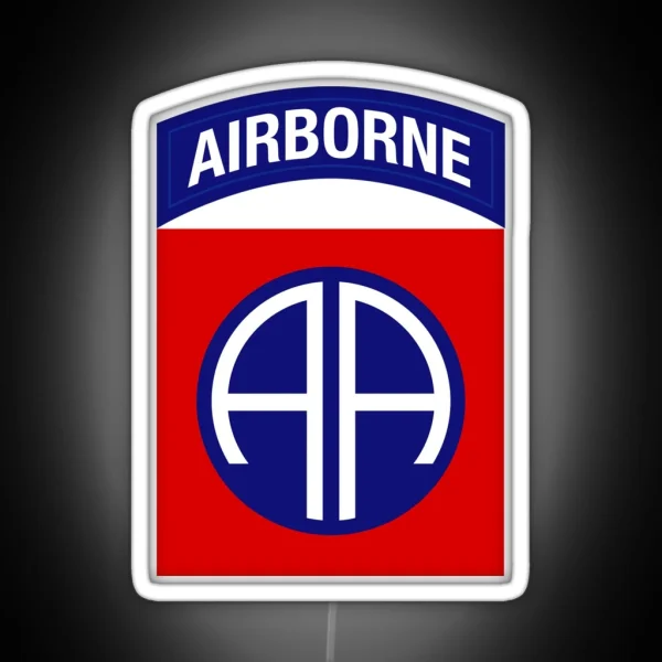 82ND AIRBORNE DIVISION RGB Neon Sign