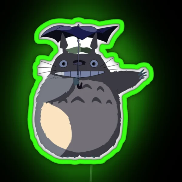 888 Studio Ghibli Totoro My Neighbor Totoro RGB Neon Sign