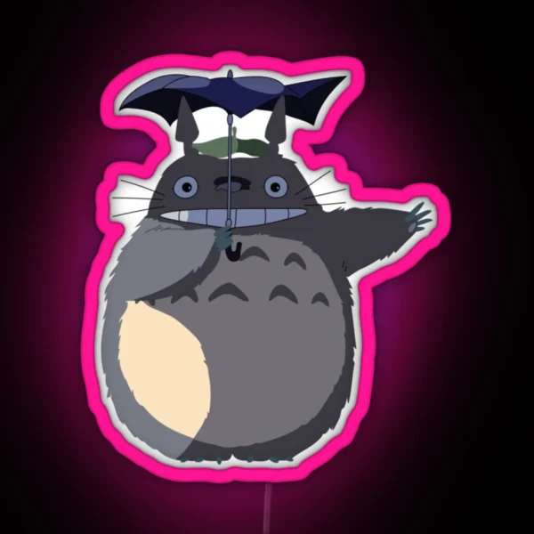 888 Studio Ghibli Totoro My Neighbor Totoro RGB Neon Sign