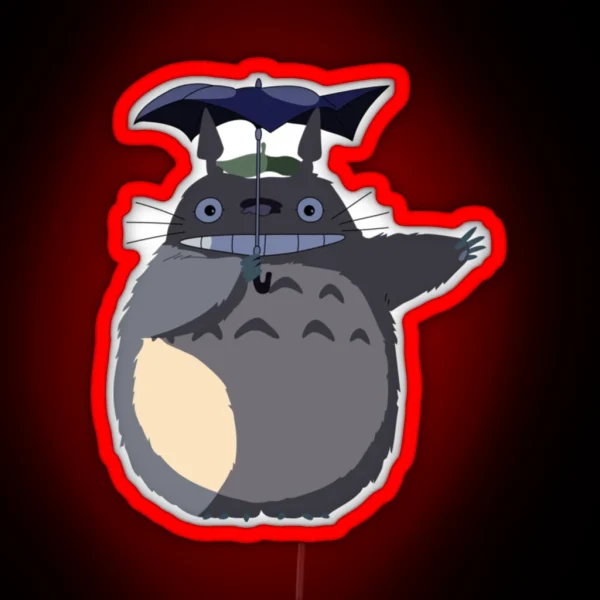 888 Studio Ghibli Totoro My Neighbor Totoro RGB Neon Sign