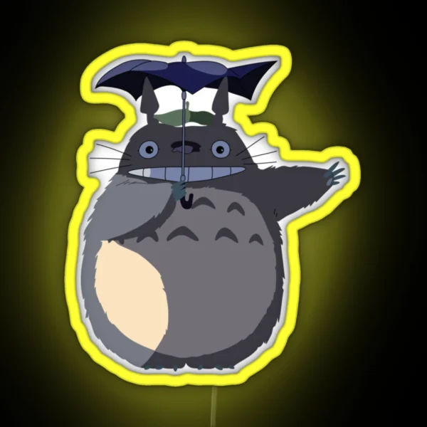 888 Studio Ghibli Totoro My Neighbor Totoro RGB Neon Sign