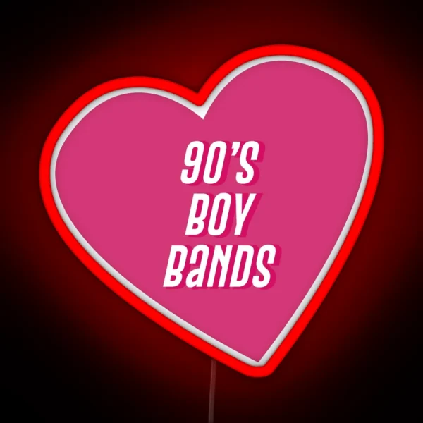 90 S Boy Bands RGB Neon Sign