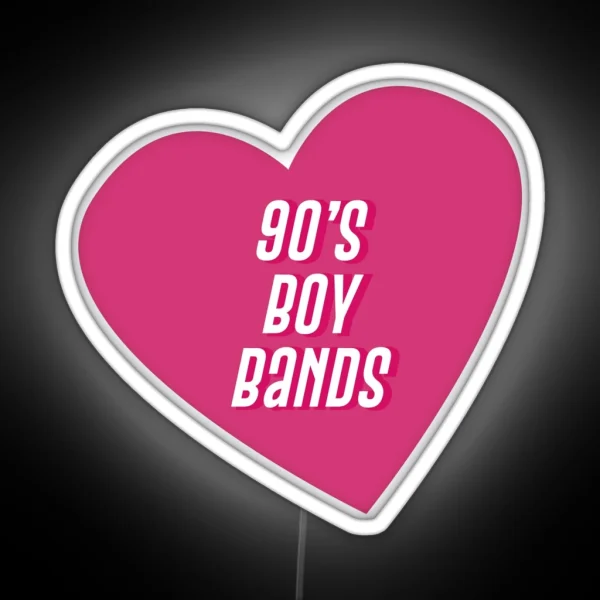 90 S Boy Bands RGB Neon Sign