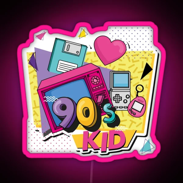 90 S Kid RGB Neon Sign