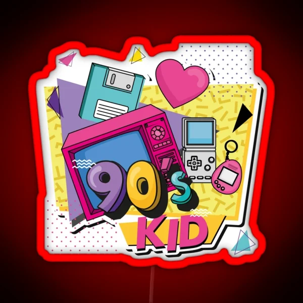 90 S Kid RGB Neon Sign