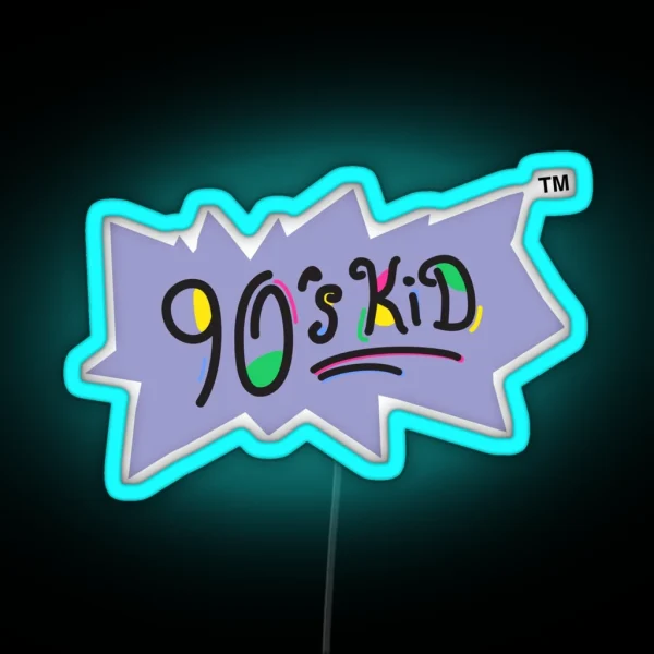 90 S Kid RGB Neon Sign