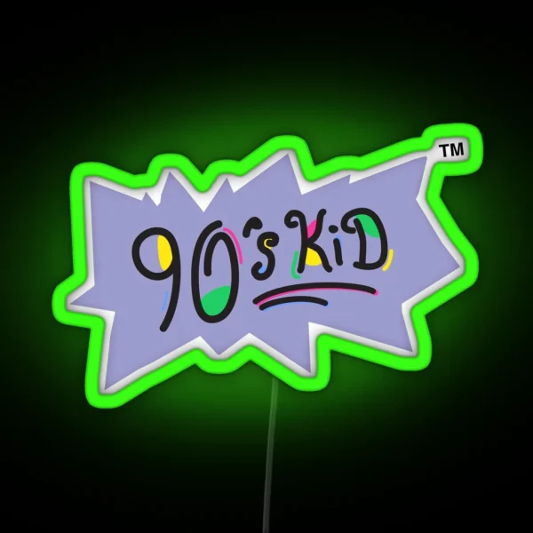 90 S Kid RGB Neon Sign