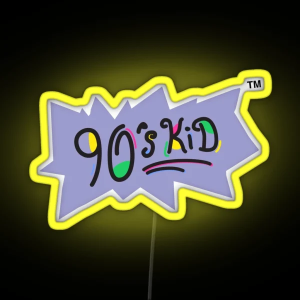 90 S Kid RGB Neon Sign