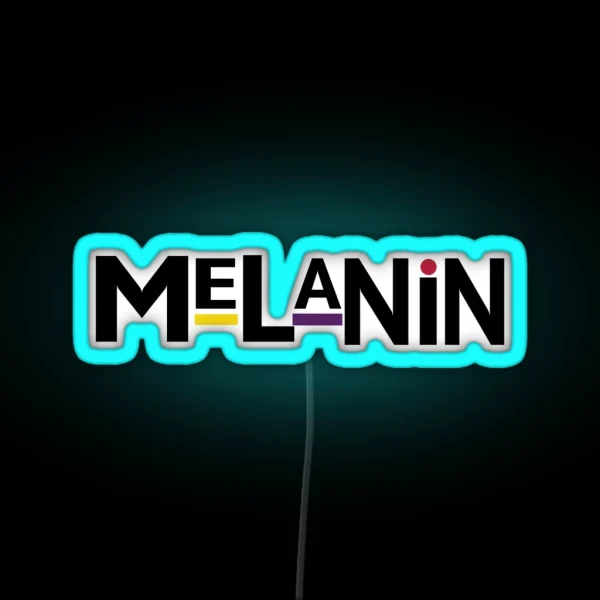90 S Melanin RGB Neon Sign