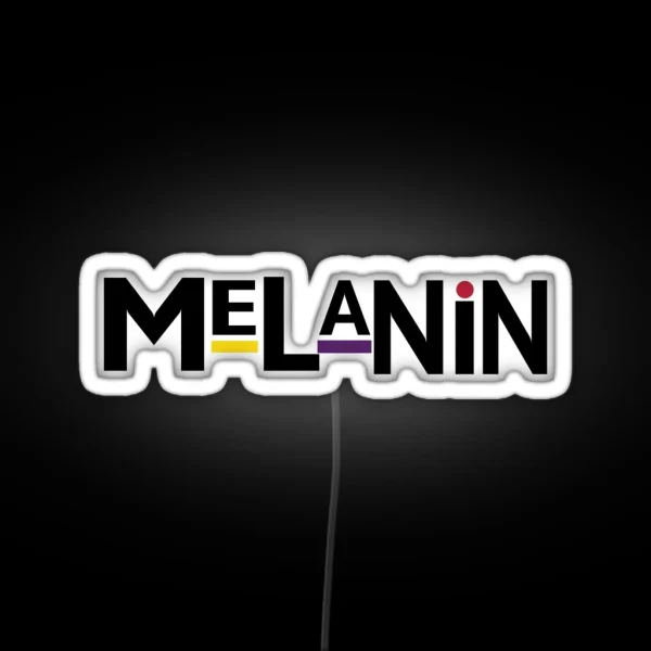 90 S Melanin RGB Neon Sign
