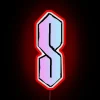 Nineties inspired retro aesthetic 90s RGB neon bar sign
