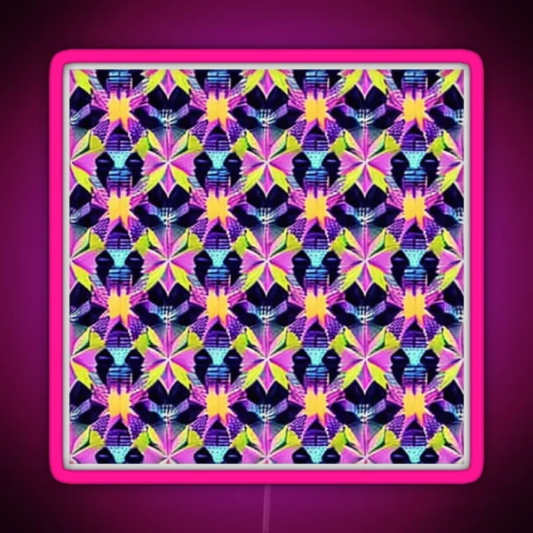 90 S Shocker Pattern RGB Neon Sign