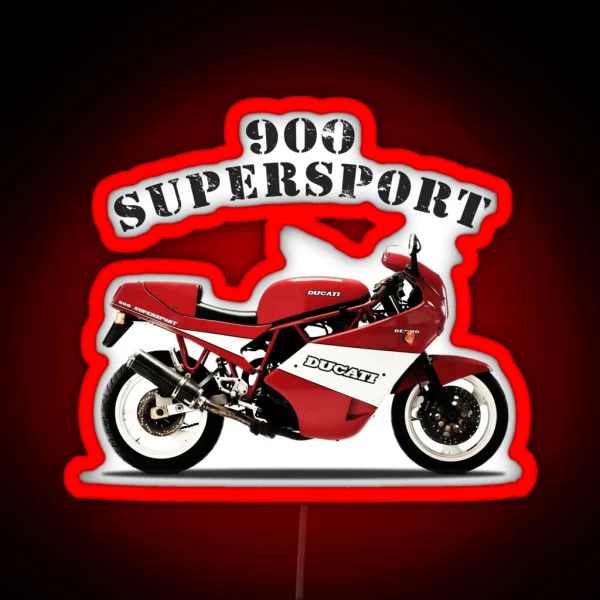 900 Super Sport 1990 RGB Neon Sign