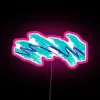 RGB LED Canvas Sign Retro Style Neon Light Decorations Available